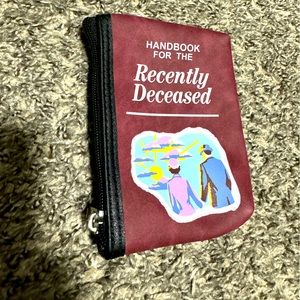 Beetlejuice novelty zipper coin purse